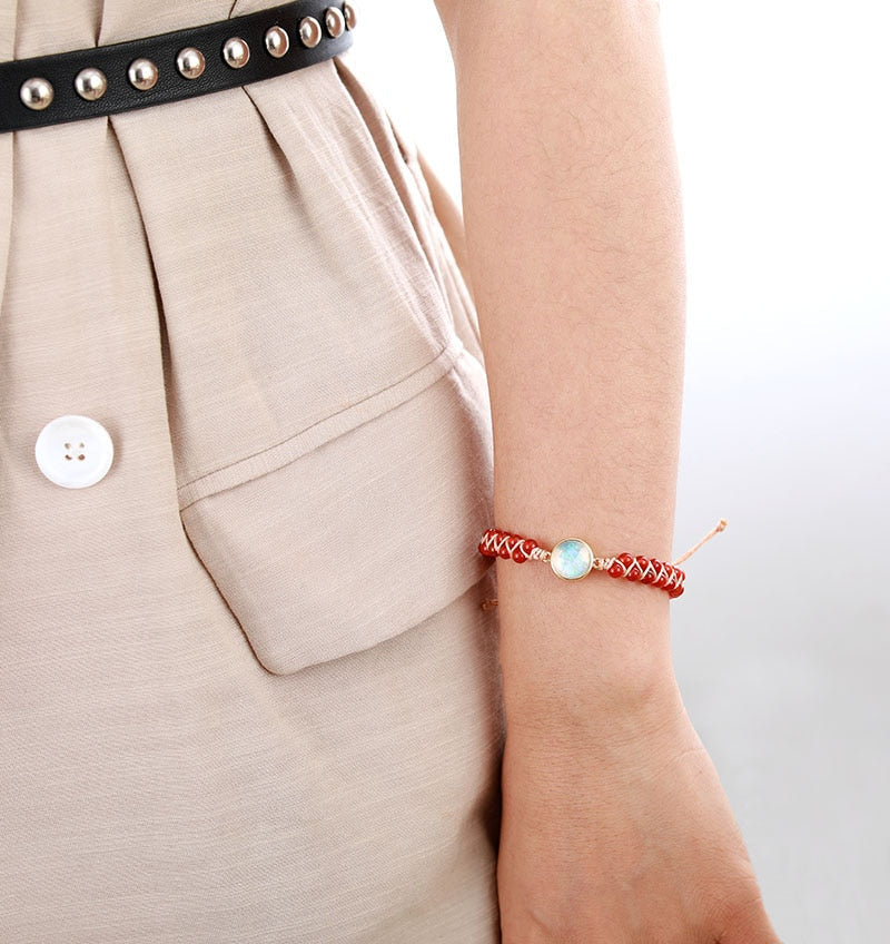 Colorful Bohemian Gemstone Bracelet for Personal Harmony