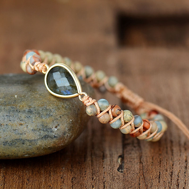 Colorful Bohemian Gemstone Bracelet for Personal Harmony