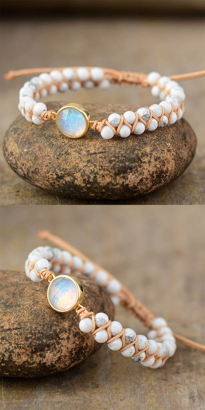 Colorful Bohemian Gemstone Bracelet for Personal Harmony