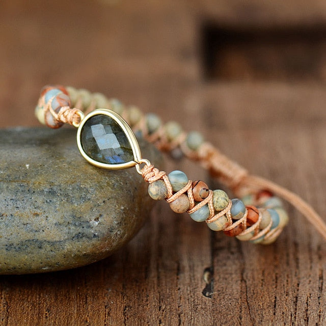 Colorful Bohemian Gemstone Bracelet for Personal Harmony