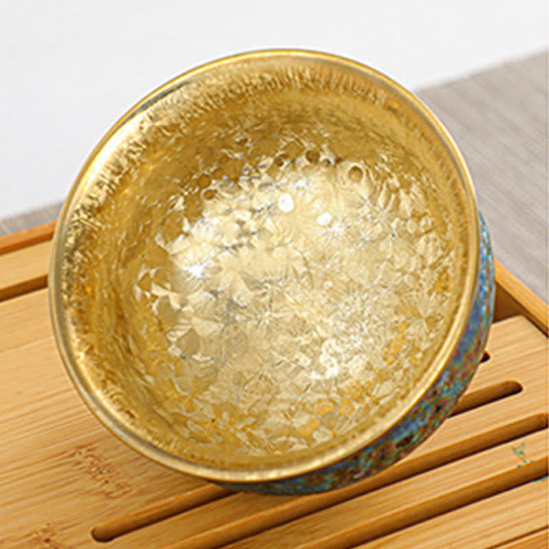 Colorful Ceramic Chinese Tea Cup 135ml Handcrafted Artistry