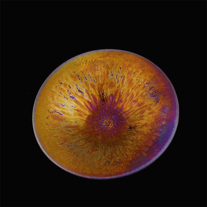 Colorful Milky Way Jian Zhan Ceramic Tea Cup 10.5cm