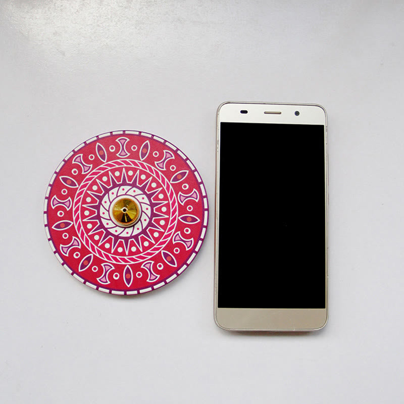 Colorful Pattern Ceramic Incense Stick Burner 10cm