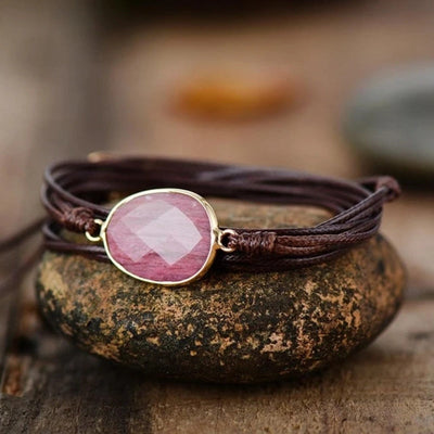 Compassionate Rhodonite Bracelet