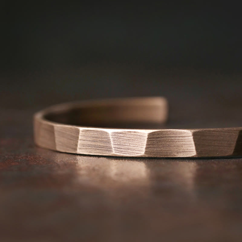 Copper Adjustable Cuff Bracelet for Wealth & Balance | Spiritual