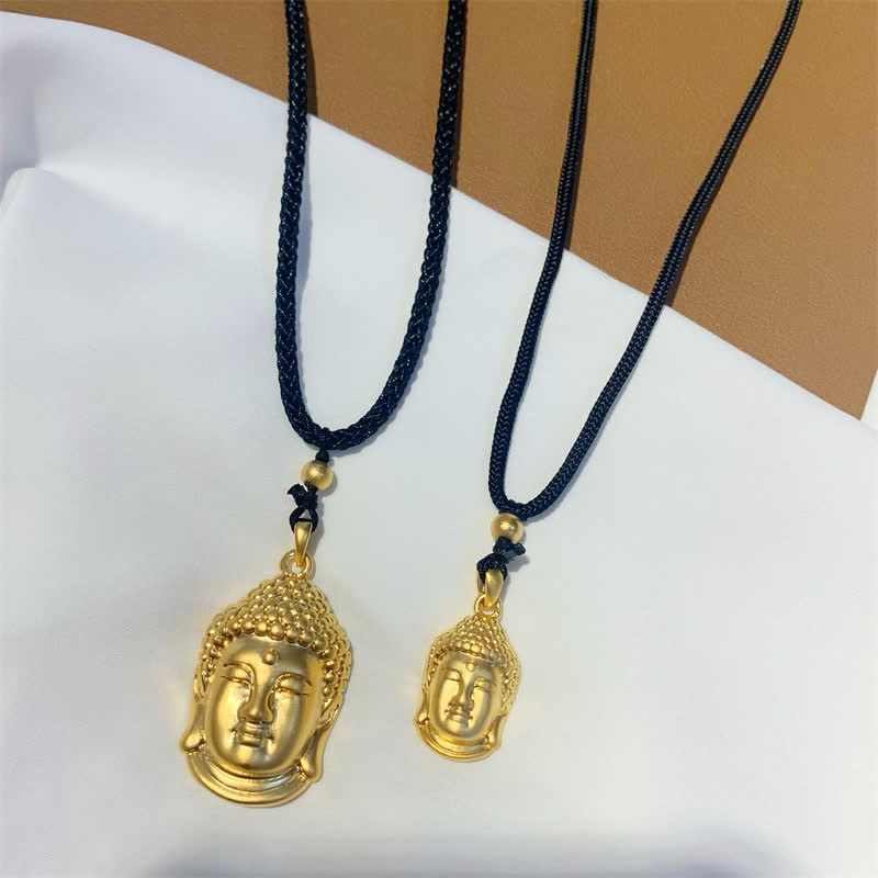 Copper Buddha Necklace 45cm | Wealth & Serenity Pendant