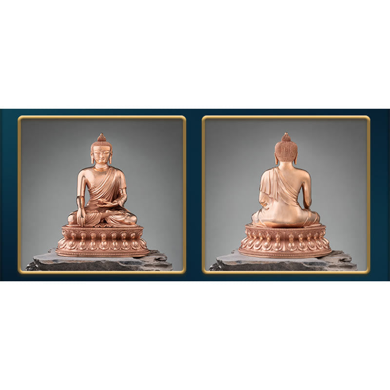 Copper Buddha Statue | Serenity Gautama Shakyamuni Figurine