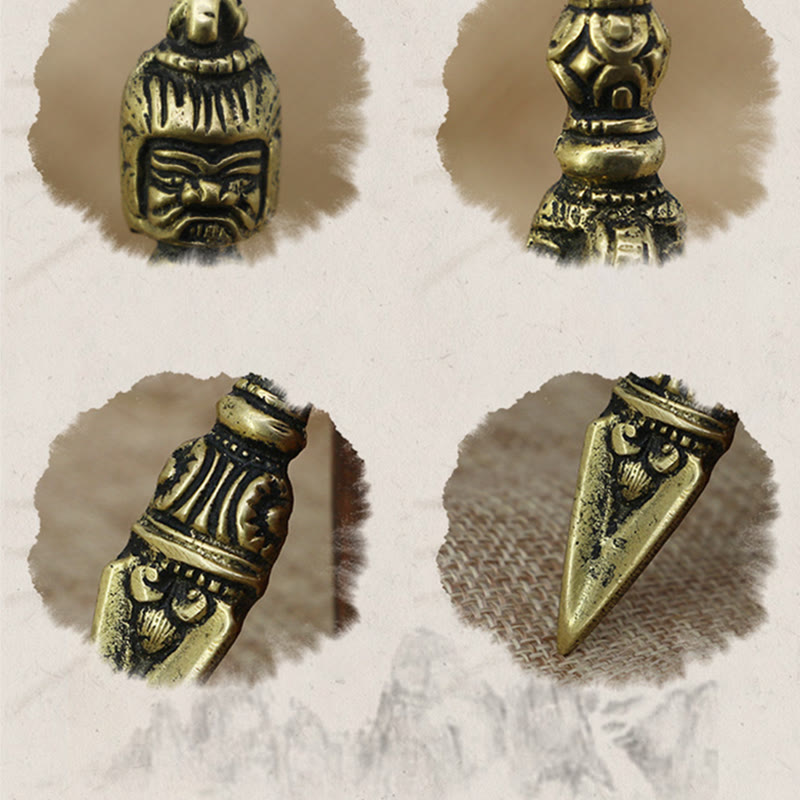 Copper Dorje Vajra Small Meditation Decoration for Spiritual Power