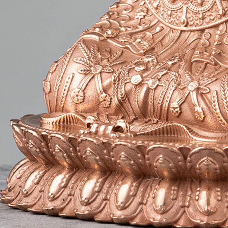 Copper Handmade Shakyamuni Buddha Statue 10cm Compassion