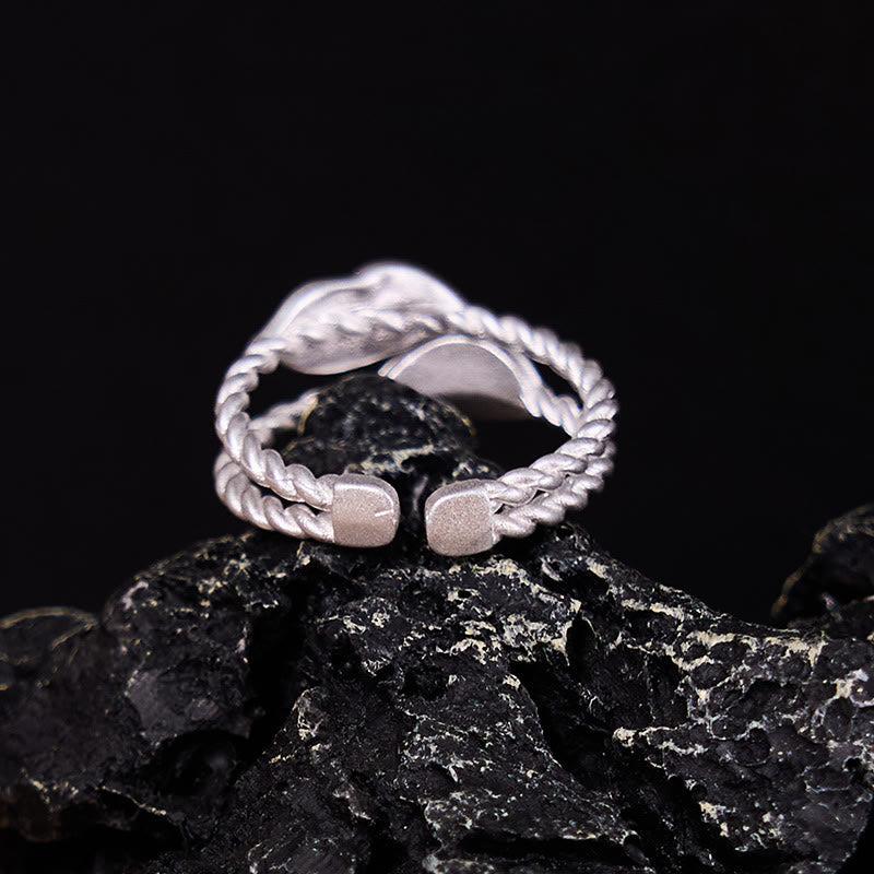 Copper Leaf Ring - Wealth & Prosperity Symbol