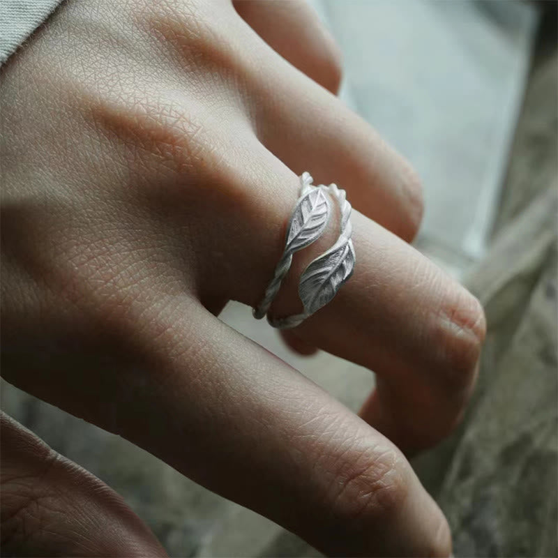 Copper Leaf Ring - Wealth & Prosperity Symbol