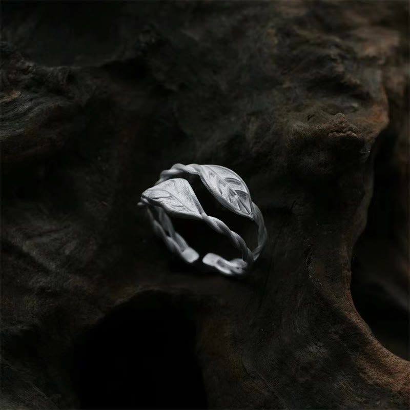 Copper Leaf Ring - Wealth & Prosperity Symbol