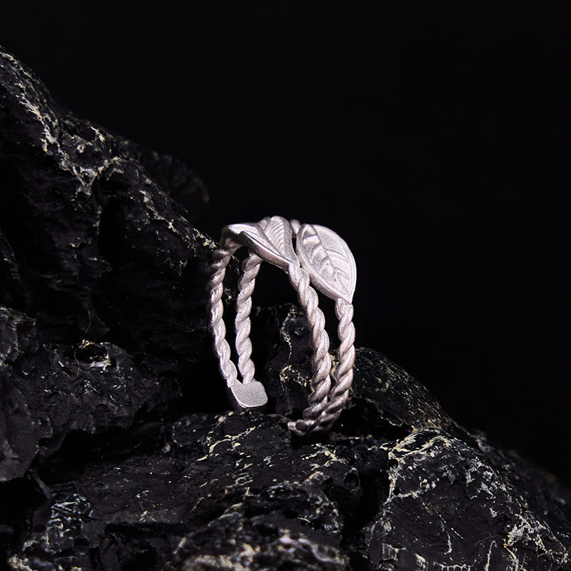Copper Leaf Ring - Wealth & Prosperity Symbol