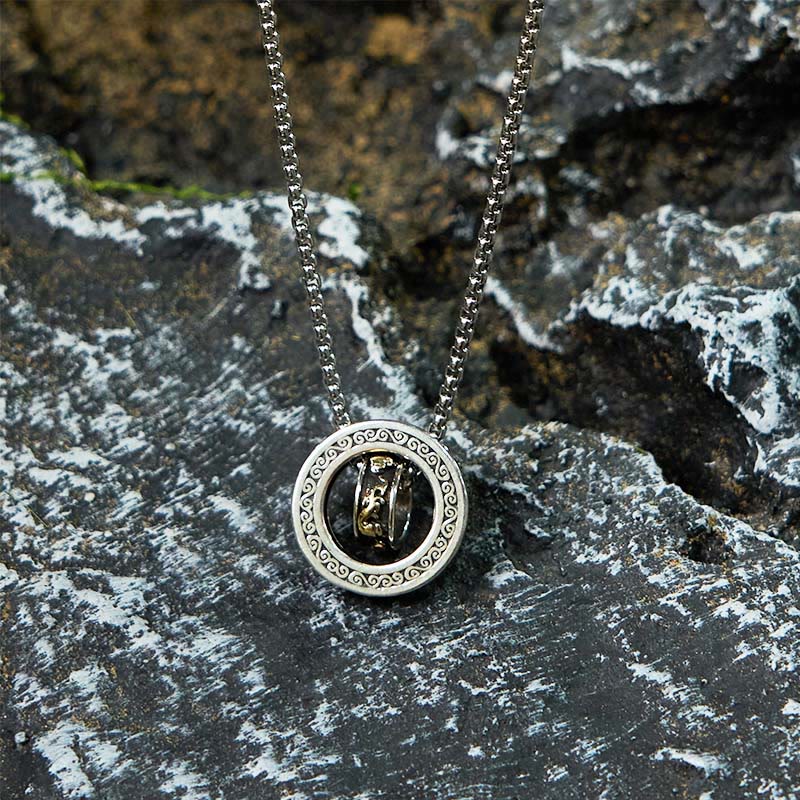 Copper Pixiu Necklace with Peace Buckle | Wealth & Luck