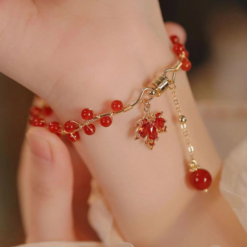 Copper Spiritual Luck Charm Bracelet for Balance & Wealth