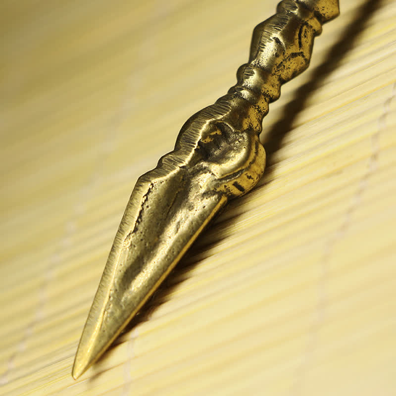 Copper Tibetan Dorje Vajra - Spiritual Power Meditation Tool