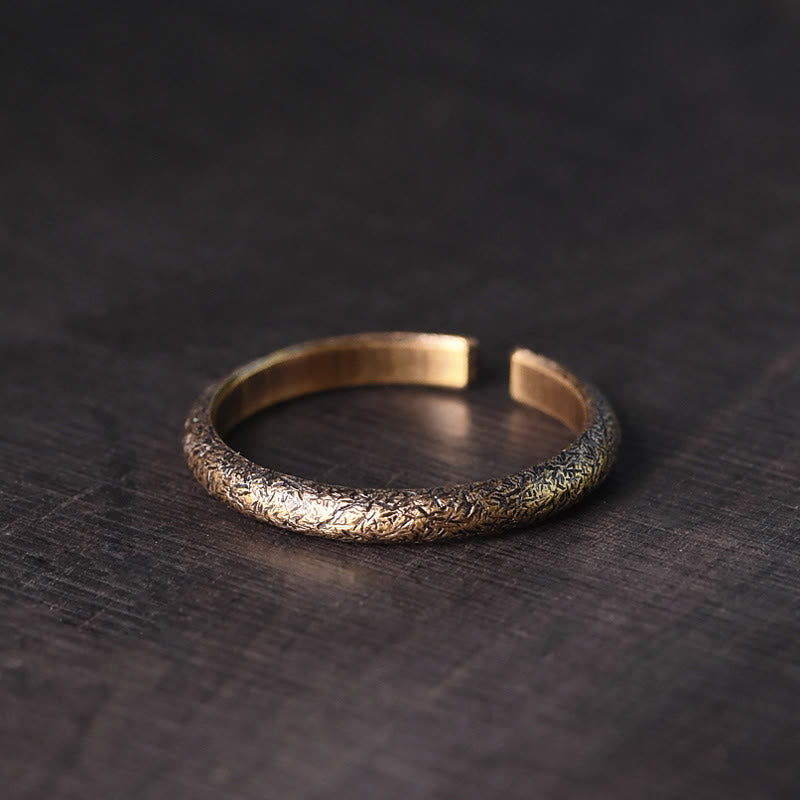 Copper Tibetan Vintage Adjustable Luck Couple Ring