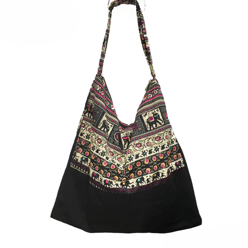 Cotton Crossbody Bag for Yoga | Durable Shoulder Bag 43cm