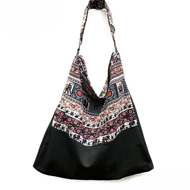 Cotton Crossbody Bag for Yoga | Durable Shoulder Bag 43cm