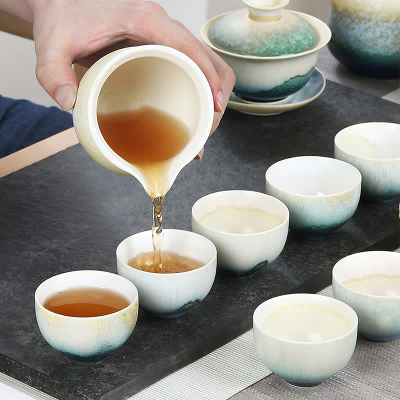Creative Green Ceramic Kung Fu Tea Cup 140ml