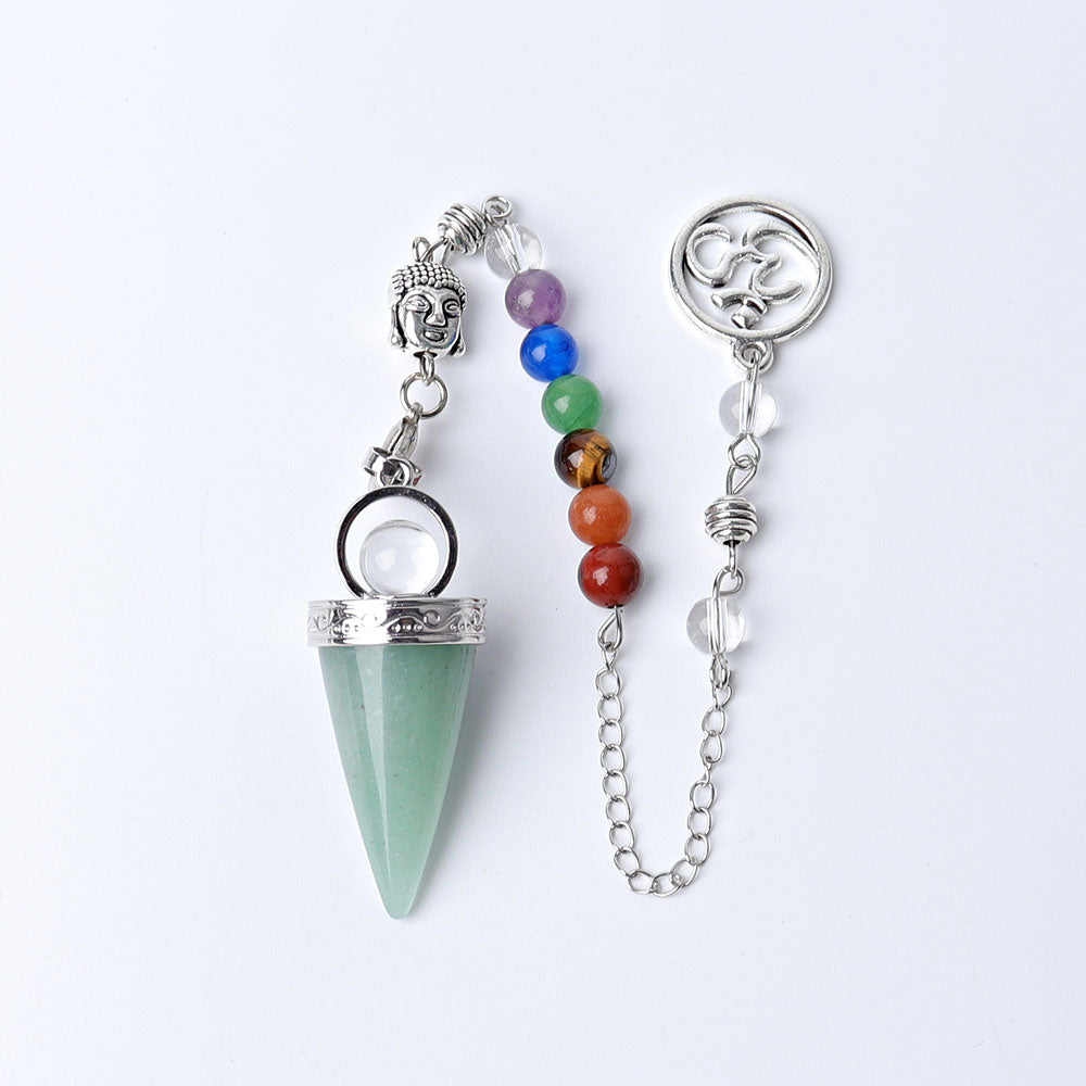 Crystal Arrow Head Healing Pendulum 9.4in for Energy Healing