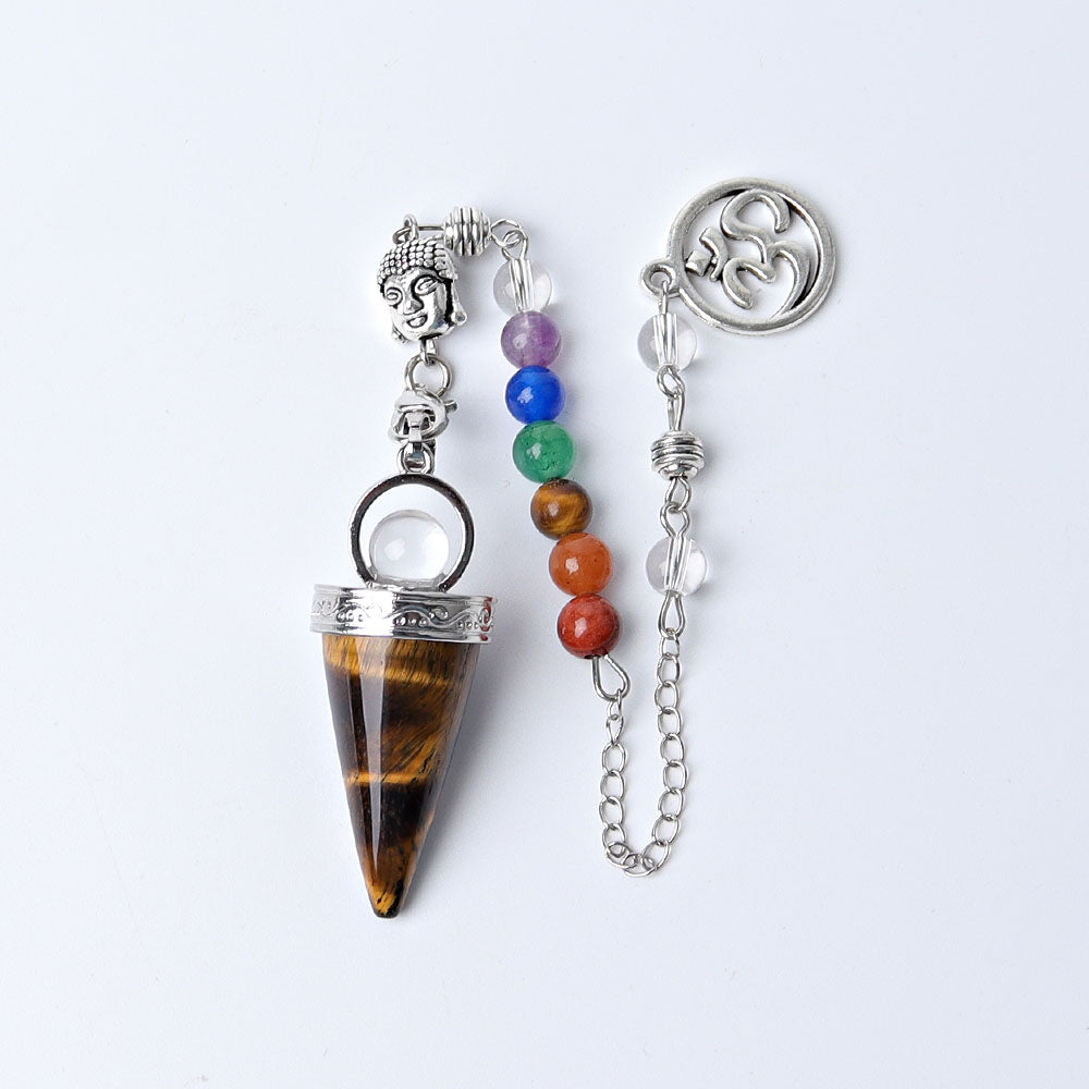 Crystal Arrow Head Healing Pendulum 9.4in for Energy Healing