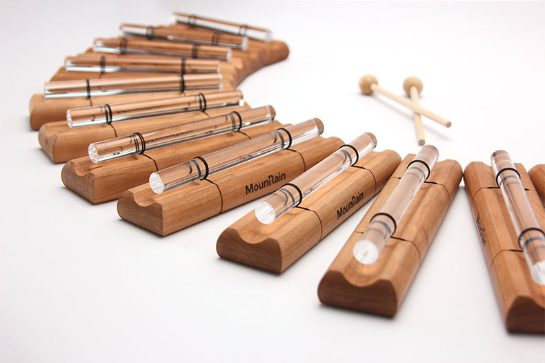 Crystal Chakra Energy Bar Chimes for Healing