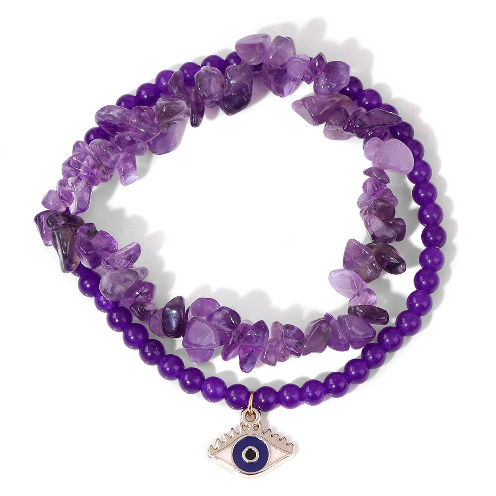 Crystal Evil Eye Bracelets for Protection