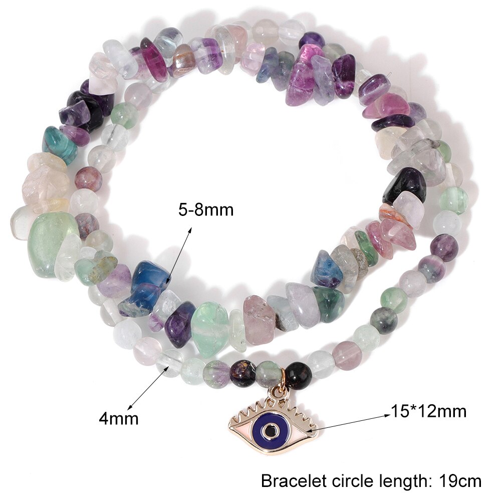 Crystal Evil Eye Bracelets for Protection