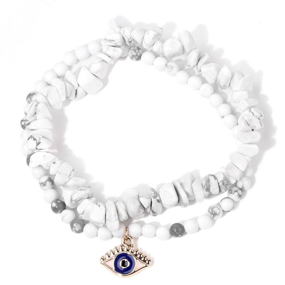 Crystal Evil Eye Bracelets for Protection