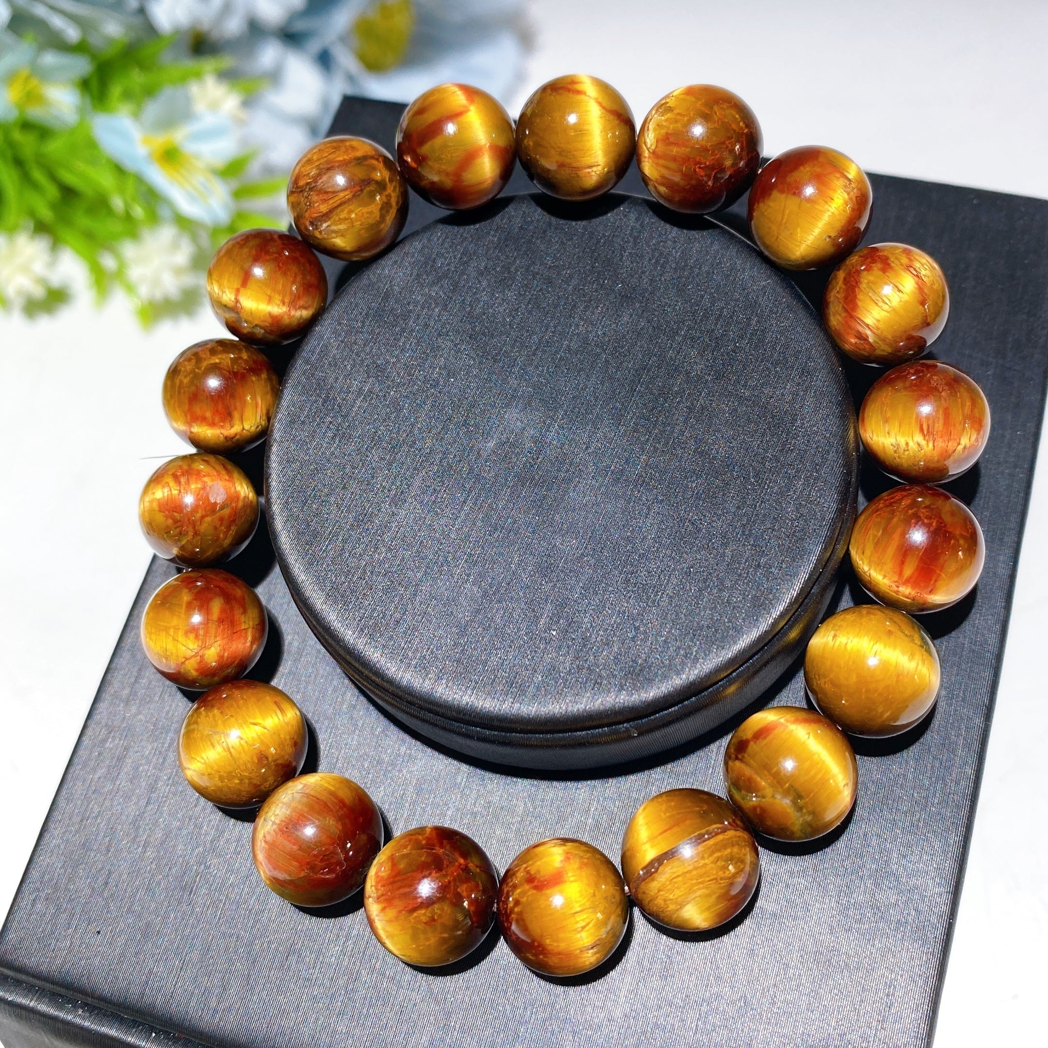 Crystal Healing Bracelet 4-14mm Mixed Stones Spiritual Protection