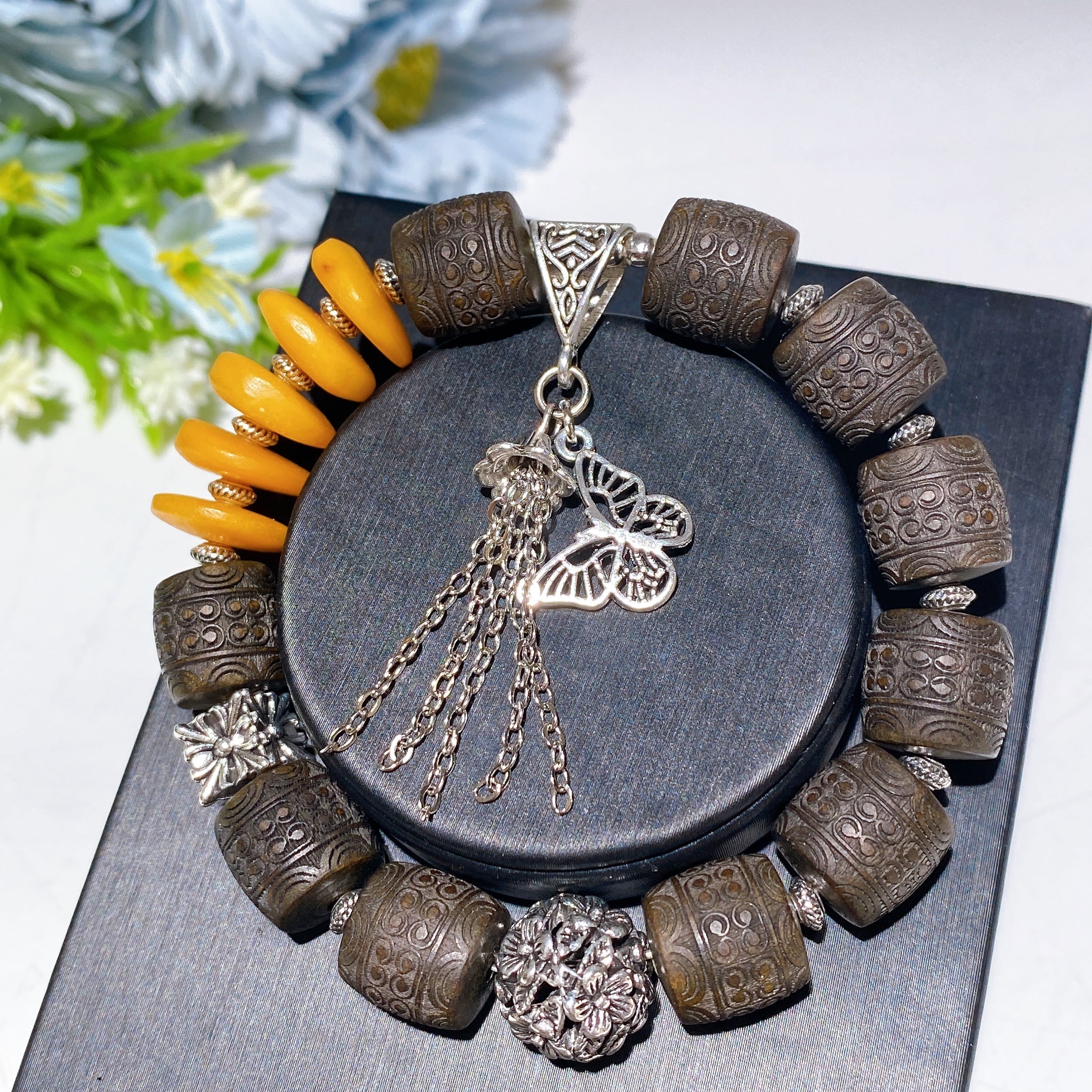 Crystal Healing Bracelet 4-14mm Mixed Stones Spiritual Protection