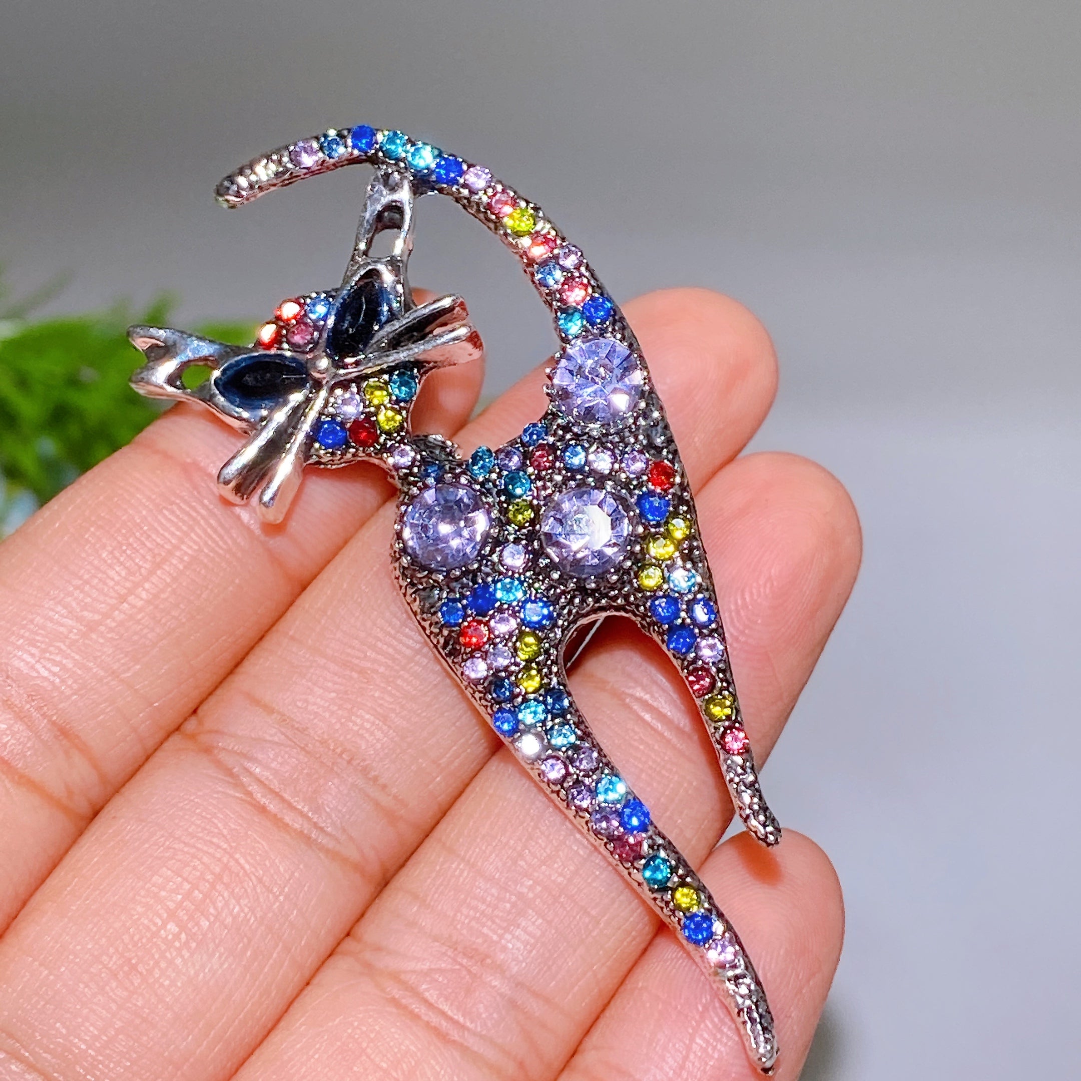 Crystal Healing Brooch 30-92mm Healing Crystal Pin