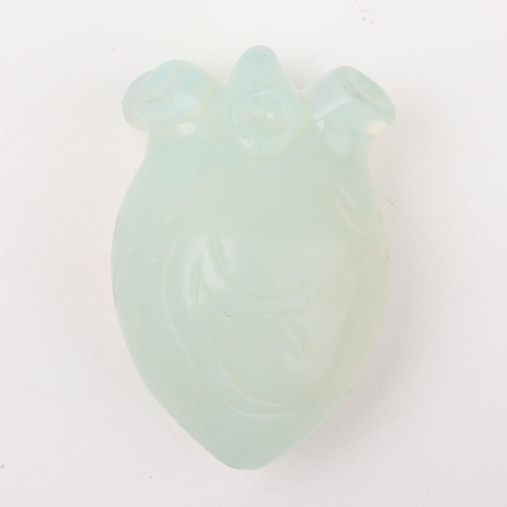 Crystal Heart Carvings - 1.9 Inch Healing Stones