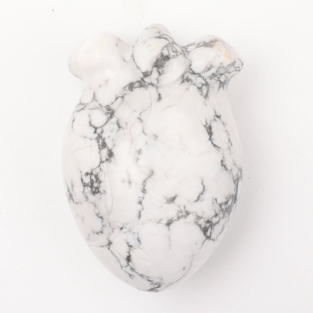 Crystal Heart Carvings - 1.9 Inch Healing Stones