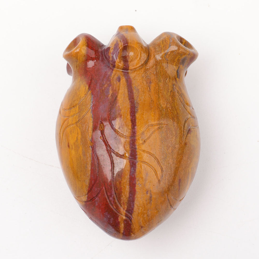 Crystal Heart Carvings - 1.9 Inch Healing Stones