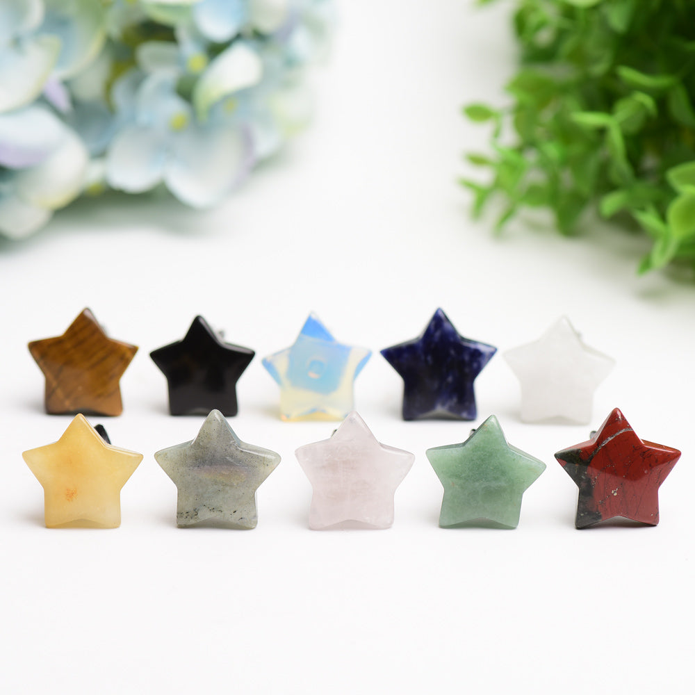 Crystal Star Healing Clip for Car Vent | Assorted Crystals