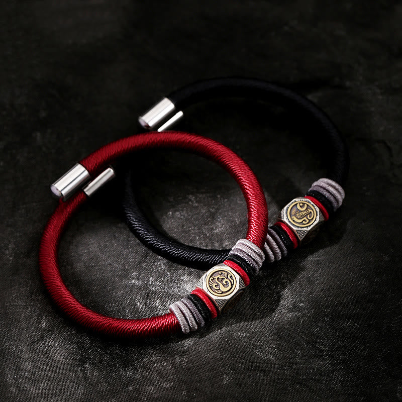 925 Sterling Silver King Kong Knot Faith Strength Bracelet
