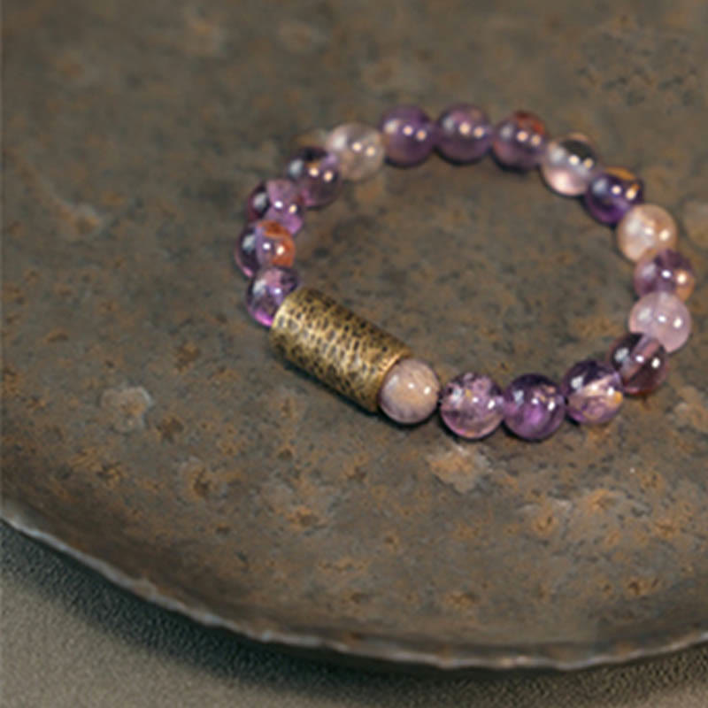 8mm Clear Quartz Protection Bracelet for Mental Clarity