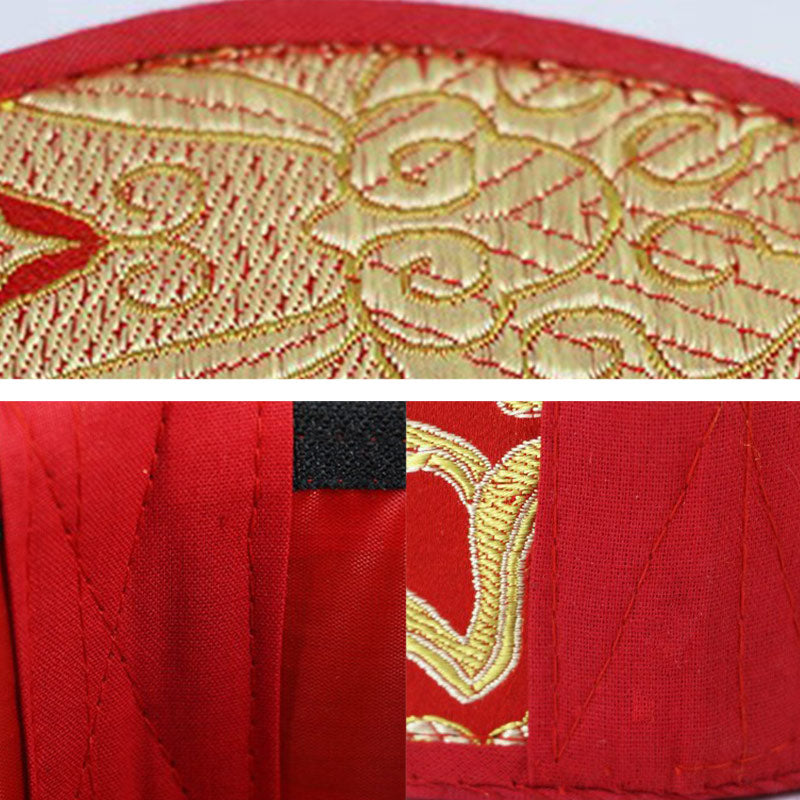 Tibetan Singing Bowl Storage Bag with Zipper Closure 14cm