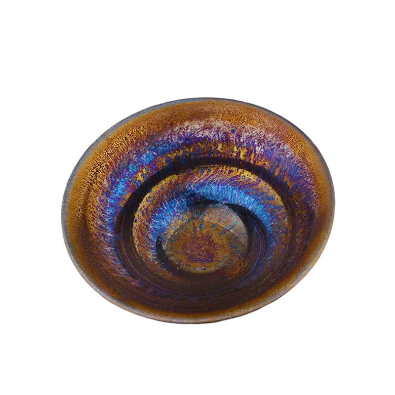 Colorful Milky Way Jian Zhan Ceramic Tea Cup 10.5cm