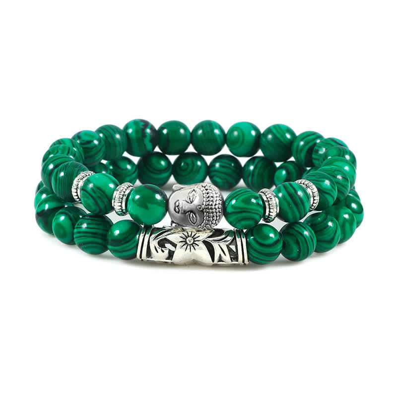 Unisex Tiger Eye & Red Turquoise Protection Bracelet Set