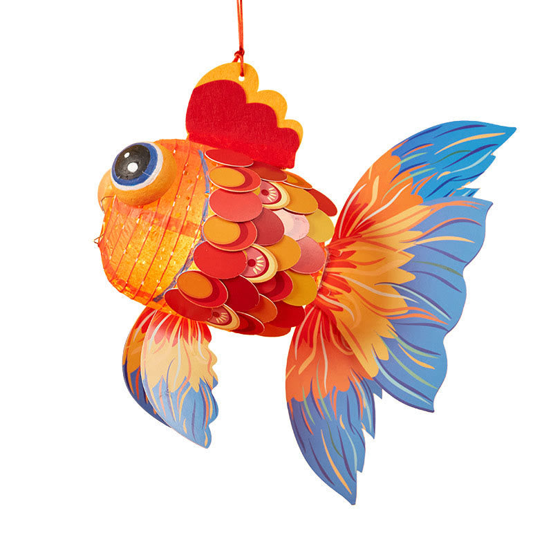 DIY Good Luck Koi Fish Paper Lantern | Zen Decor