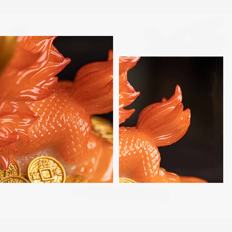 Color Changing Kirin Resin Spiritual Statue | Home Zen Decor