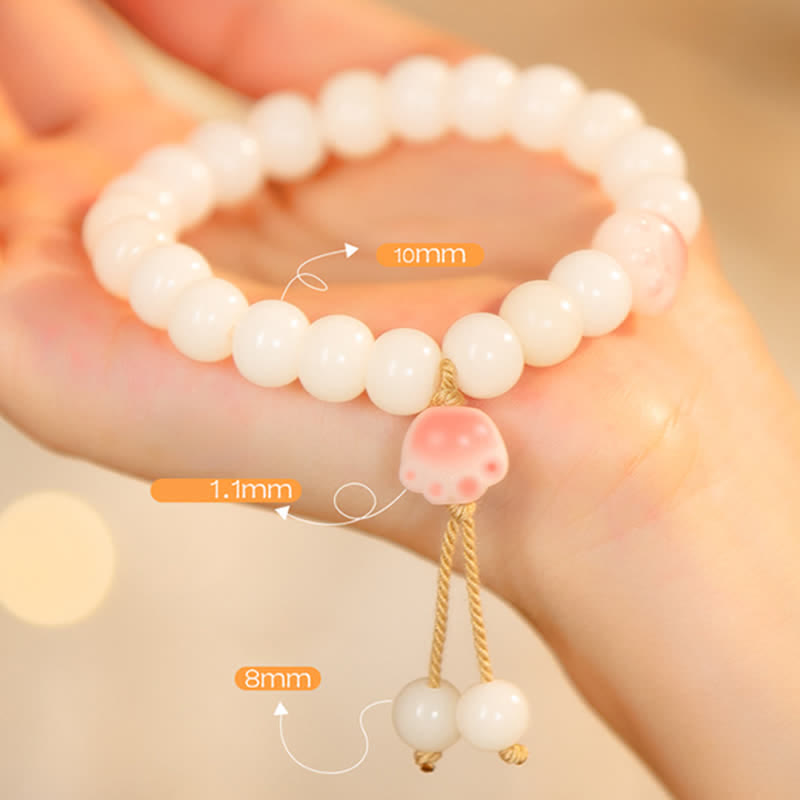 Unisex Bodhi Seed Peace Bracelet for Spiritual Protection