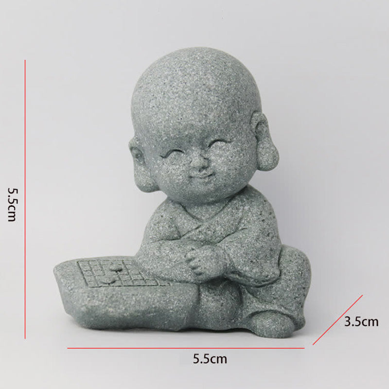 Handmade Sandstone Buddha Statue for Meditation and Serenity
