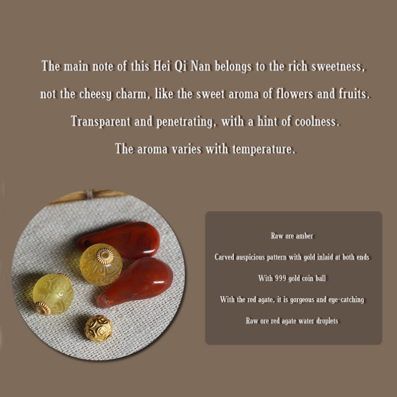 Balance Agarwood Wood Mala Bracelet | 5mm Meditation Beads