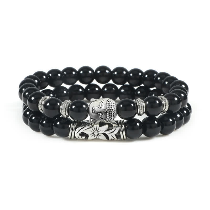 Unisex Tiger Eye & Red Turquoise Protection Bracelet Set