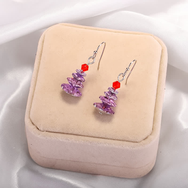 Amethyst Healing Drop Earrings | Various Crystals, 3cm