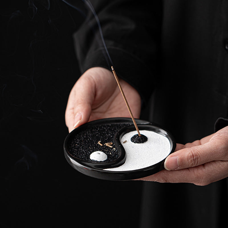 499体限定　Yin-yang Ceramic Incense Burner Ceramic Incense Burner for Zen Balance | Healing Sounds